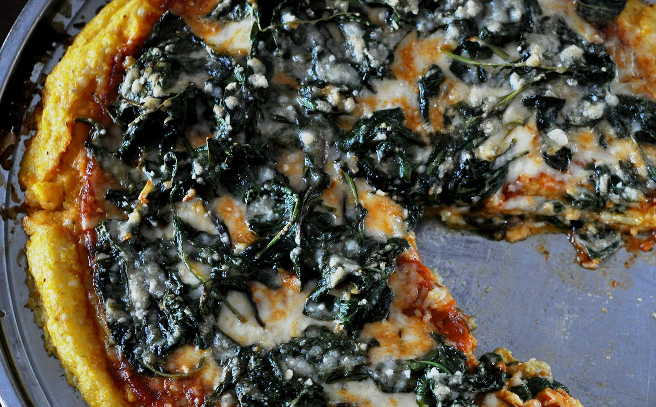 Polenta pizza for healthy family. By Meredith Deeds, Special to the Star Tribune