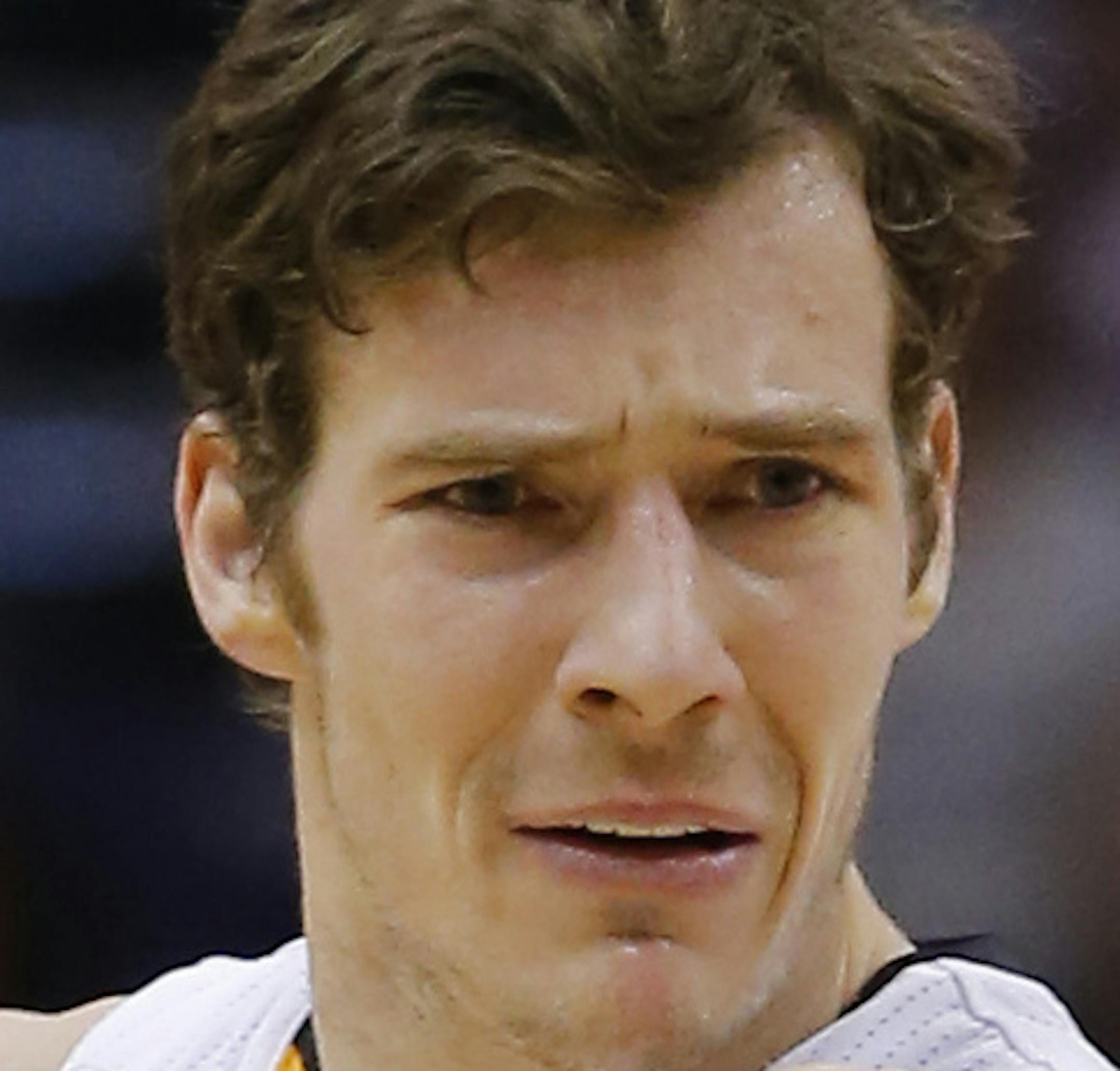 Phoenix Suns' Goran Dragic, of Slovenia, directs his teammates against the Memphis Grizzlies' during the second half of an NBA basketball game on Thursday, Jan. 2, 2014, in Phoenix. The Grizzlies won 99-91. (AP Photo/Matt York)