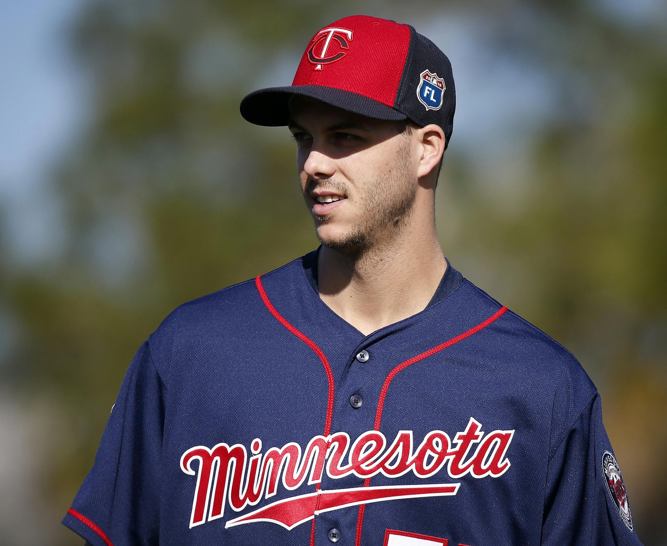 Minnesota Twins pitcher Taylor Rogers (55). ] CARLOS GONZALEZ cgonzalez@startribune.com - February 22, 2016, Fort Myers, FL, CenturyLink Sports Complex, Minnesota Twins Spring Training, MLB, Baseball, first practice for pitchers and catchers