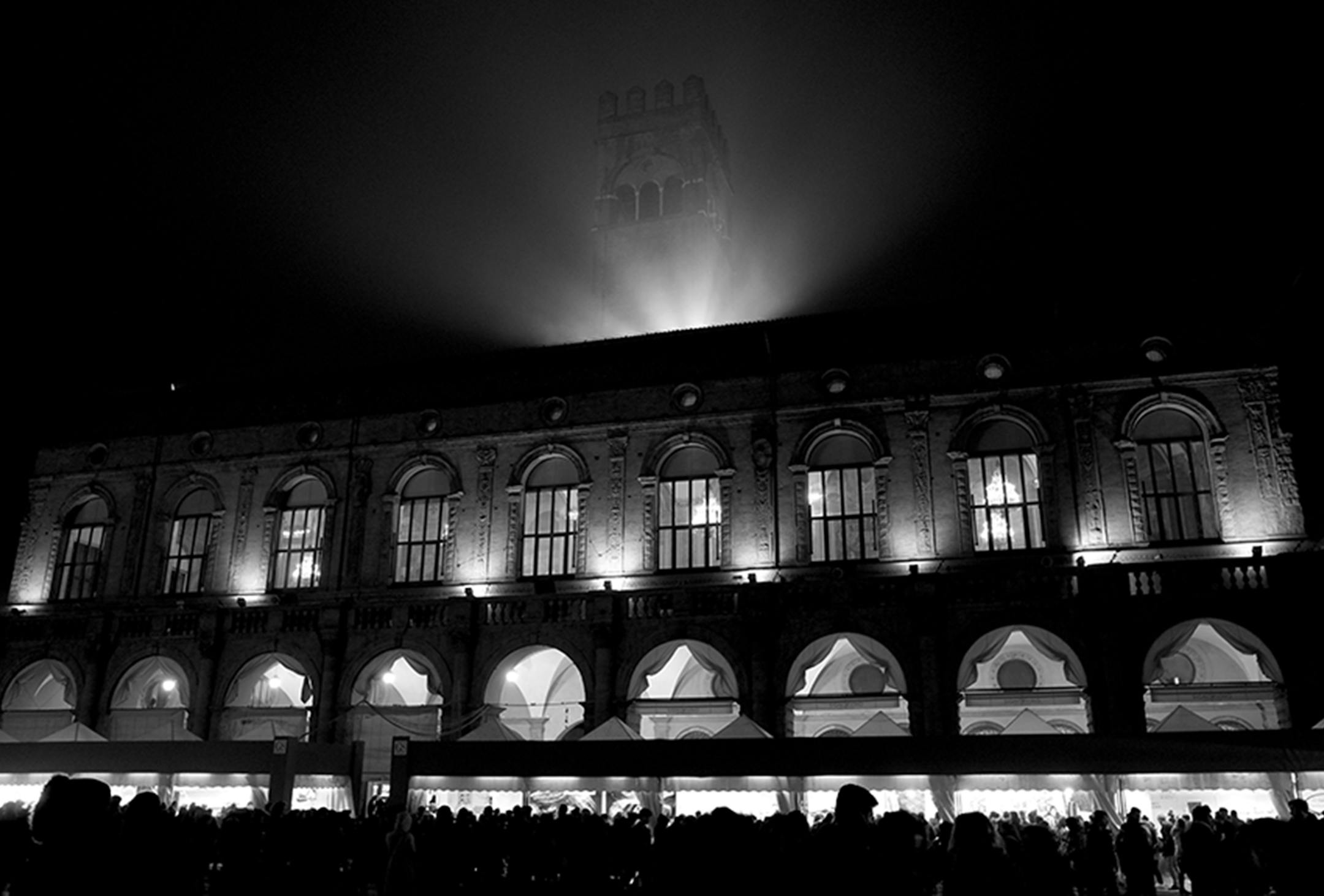 The final night of the Bologna Chocolate Festival, in Bologna, Italy.