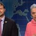 Dan Crenshaw, the Texas Republican congressional candidate who recently won a seat in the U.S. House of Representatives, and "SNL" cast member Pete Da