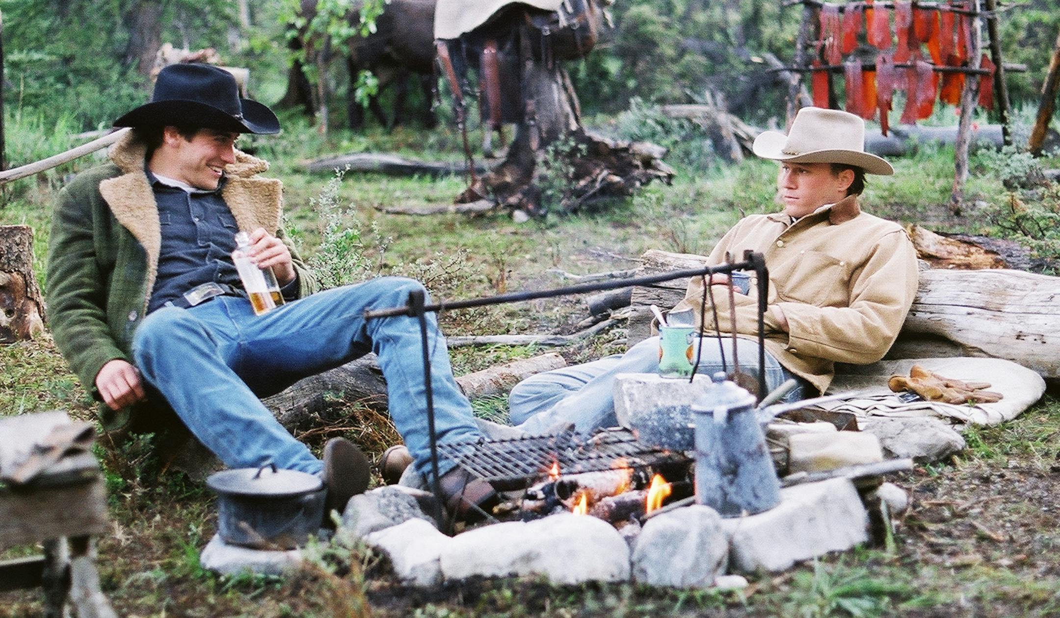 Heath Ledger and Jake Gyllenhaal in "Brokeback Mountain."