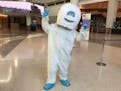 Bryan Sternberg, a 43-year-old physician assistant from Eagan, wore a yeti costume for the open audition for "Survivor."  "I'm trying to stand out," h