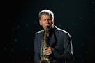 David Sanborn performs onstage at the One World Concert at Syracuse University on Oct. 9, 2012, in Syracuse, New York. Sanborn died Sunday, May 12, 20