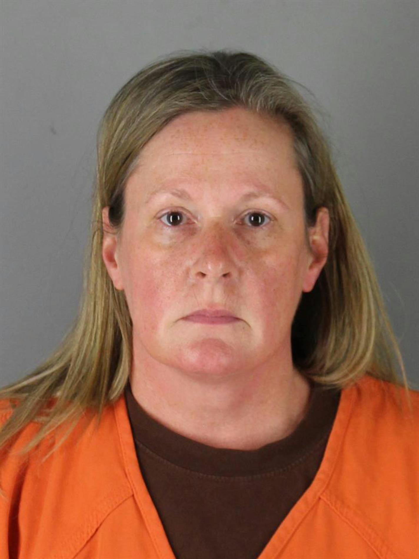 Kimberly A. Potter was booked into the Hennepin County jail on Wednesday, April 14, 2021. (Hennepin County Sheriff's Office/TNS) ORG XMIT: 13832935W