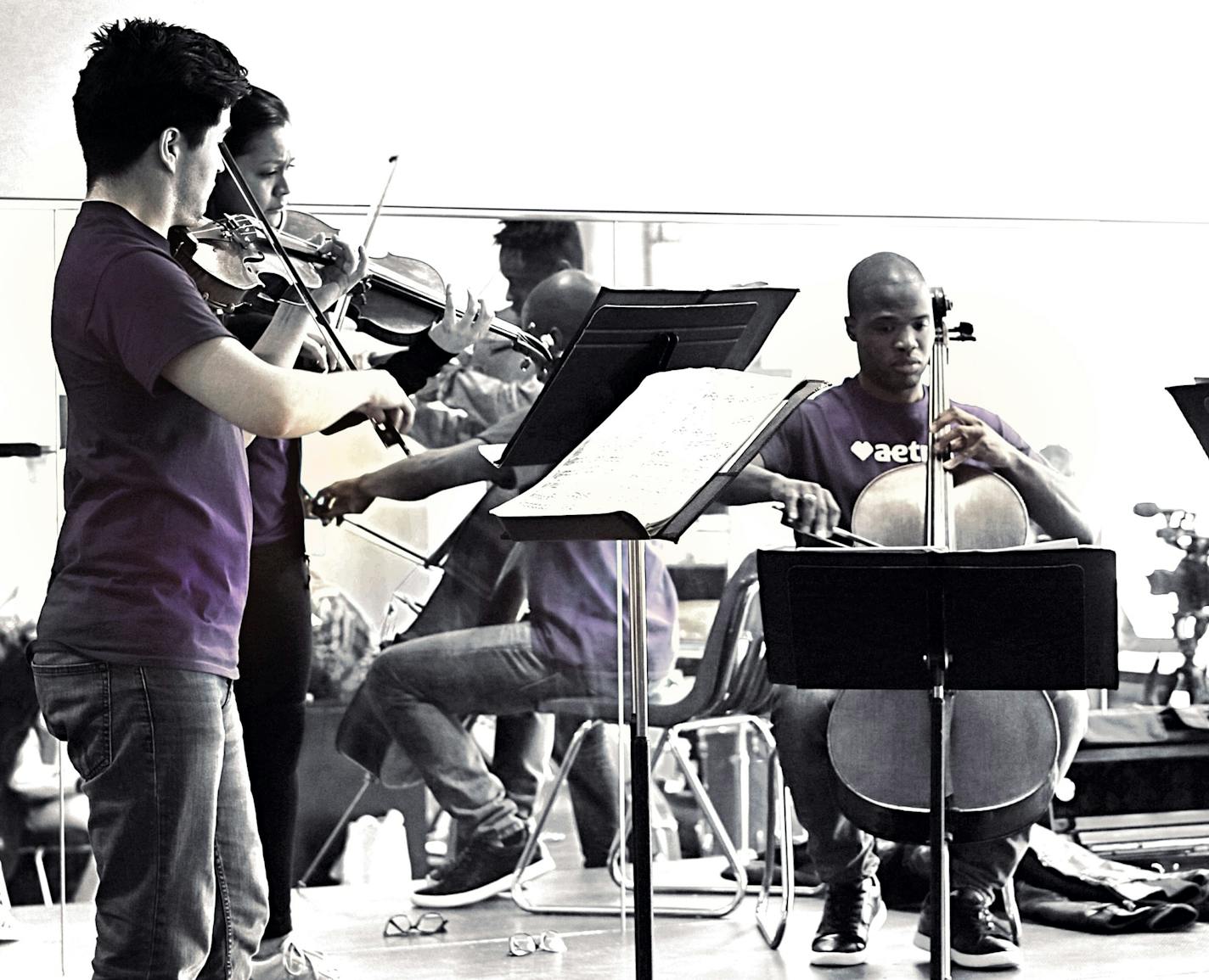 Students in the Sphinx Virtuosi program through Hennepin Theatre Trust.