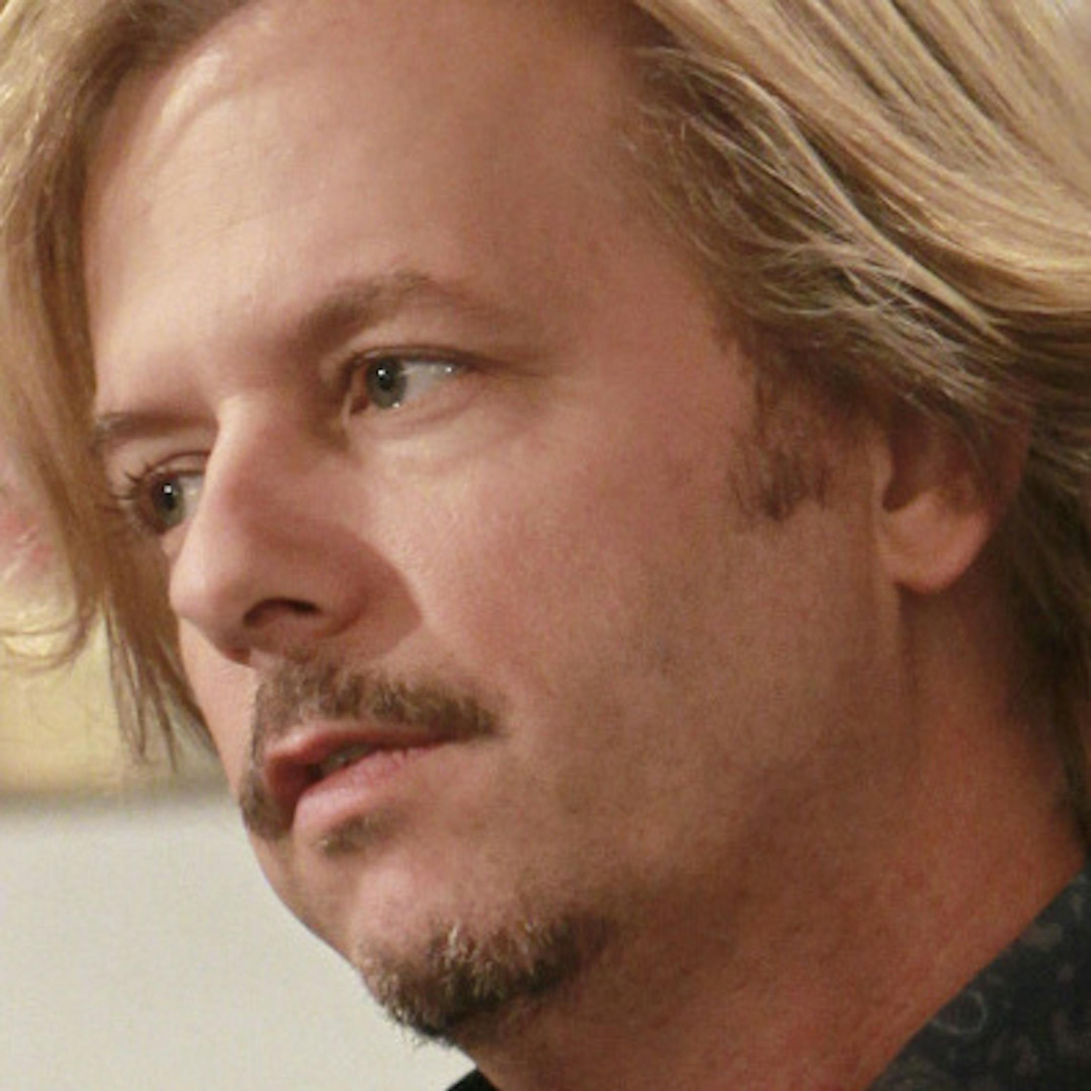 "Bros Before Nodes" -- Worried about getting his fatherÃ¢Â?Â?s approval, Russell (David Spade) gets Liz all dolled up to meet him. Meanwhile, Jeff is more concerned about his guys weekend being cancelled than AudreyÃ¢Â?Â?s feelings, and Adam makes a new friend, on RULES OF ENGAGEMENT, Thursday, Oct. 27 (8:30-9:00 PM, ET/PT) on the CBS Television Network. Curtis Armstrong ("Revenge of the Nerds") guest stars as himself. Photo: MONTY BRINTON/CBS Ã?Â