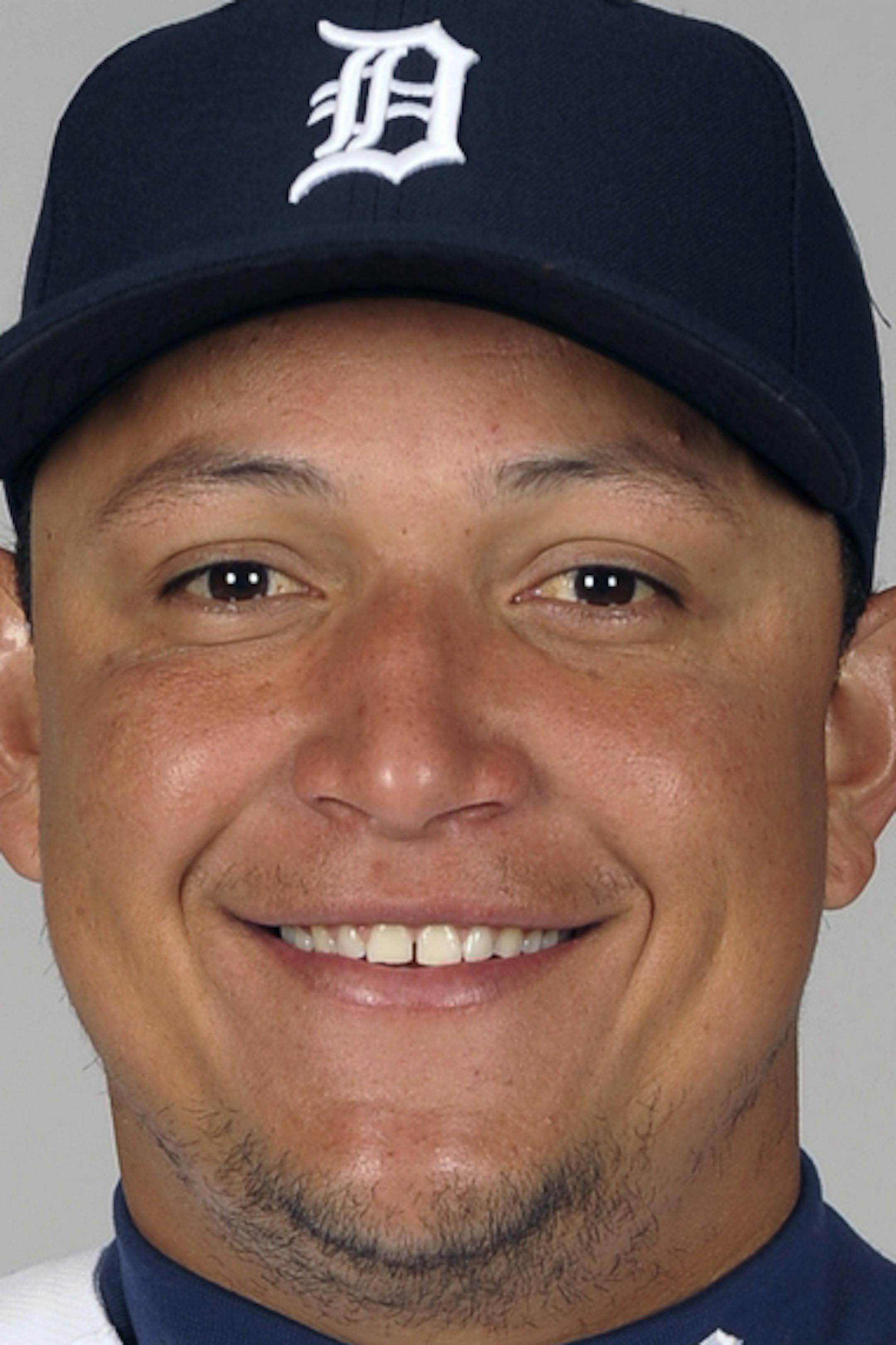 LAKELAND, FL - FEBRUARY 19: Miguel Cabrera #24 of the Detroit Tigers poses during Photo Day on Tuesday, February 19, 2013 at Joker Marchant Stadium in Lakeland, Florida. (Photo by Tony Firriolo/MLB Photos via Getty Images) *** Local Caption *** Miguel Cabrera ORG XMIT: 159448021
