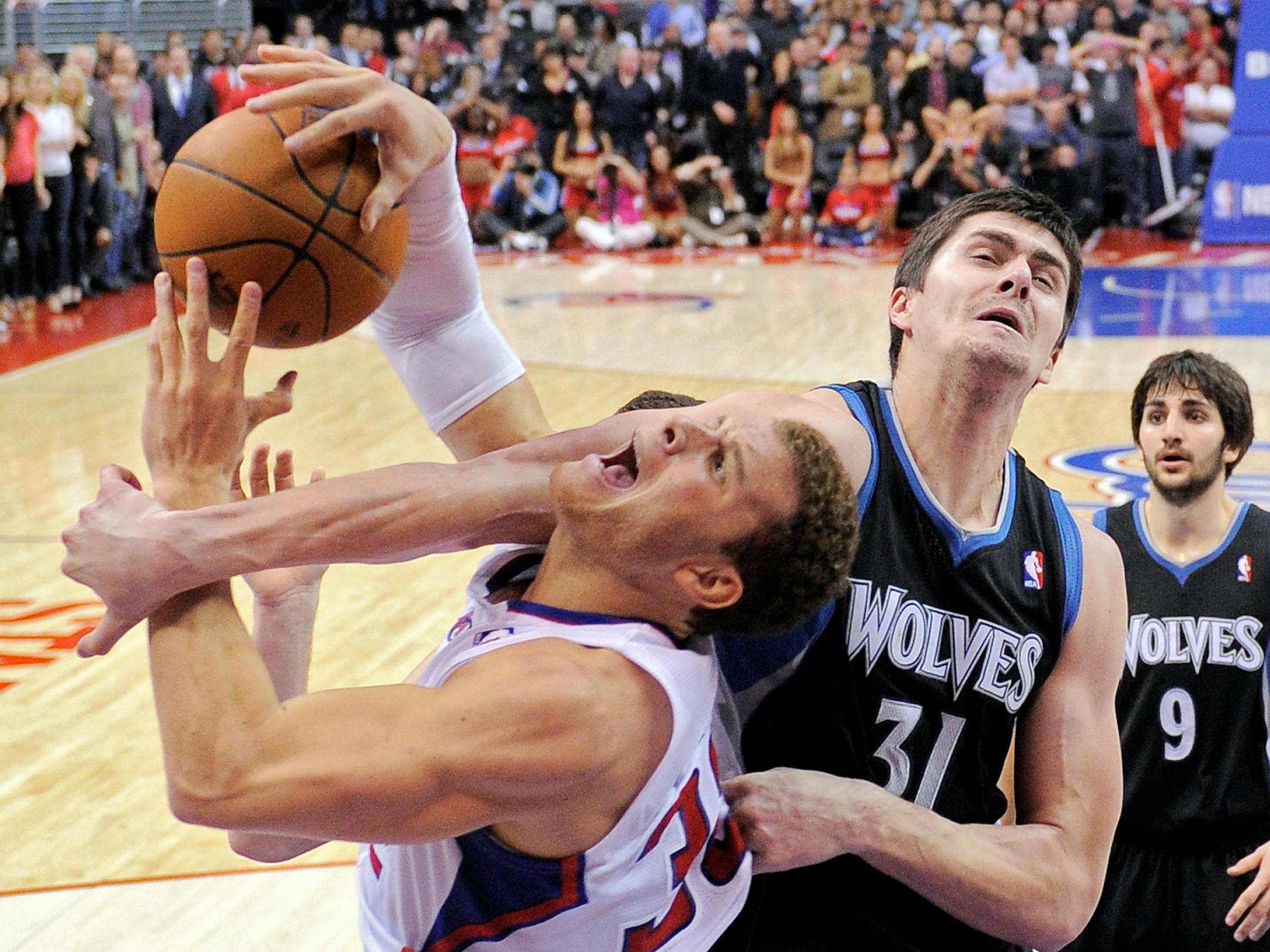 Minnesota Timberwolves center Darko Milici (31)