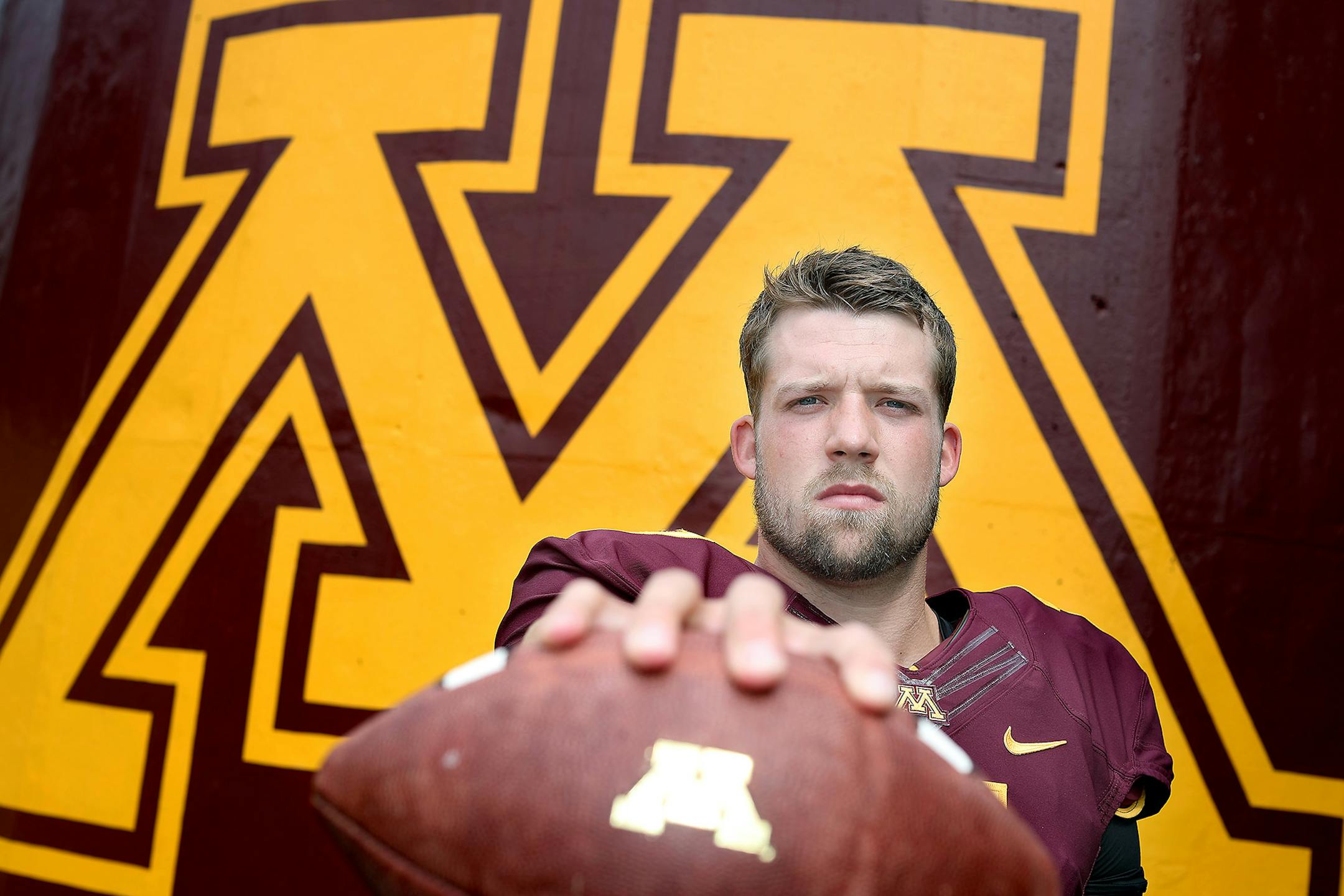 Healthy again, Mitch Leidner expects big things this season. “I feel like twice as good of a player as I was last year,” he said.