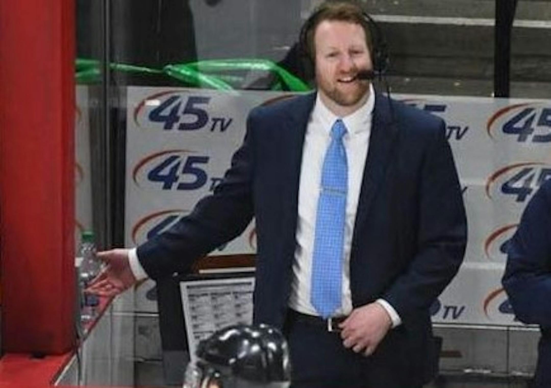 Charlie Beattie, FSN announcer for Gophers men's hockey.