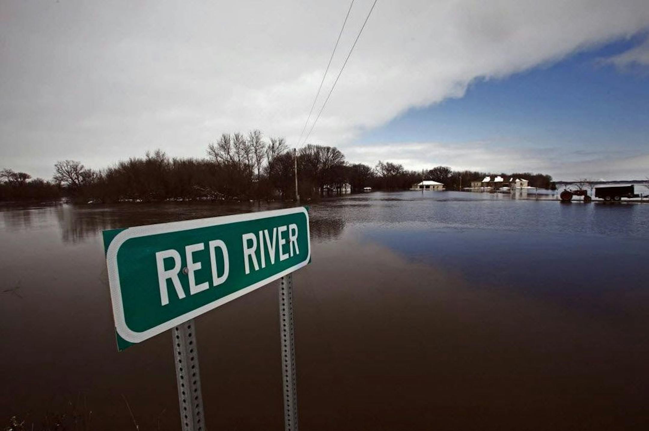 The Red River had flooded around Fargo in 49 of the past 112 years.