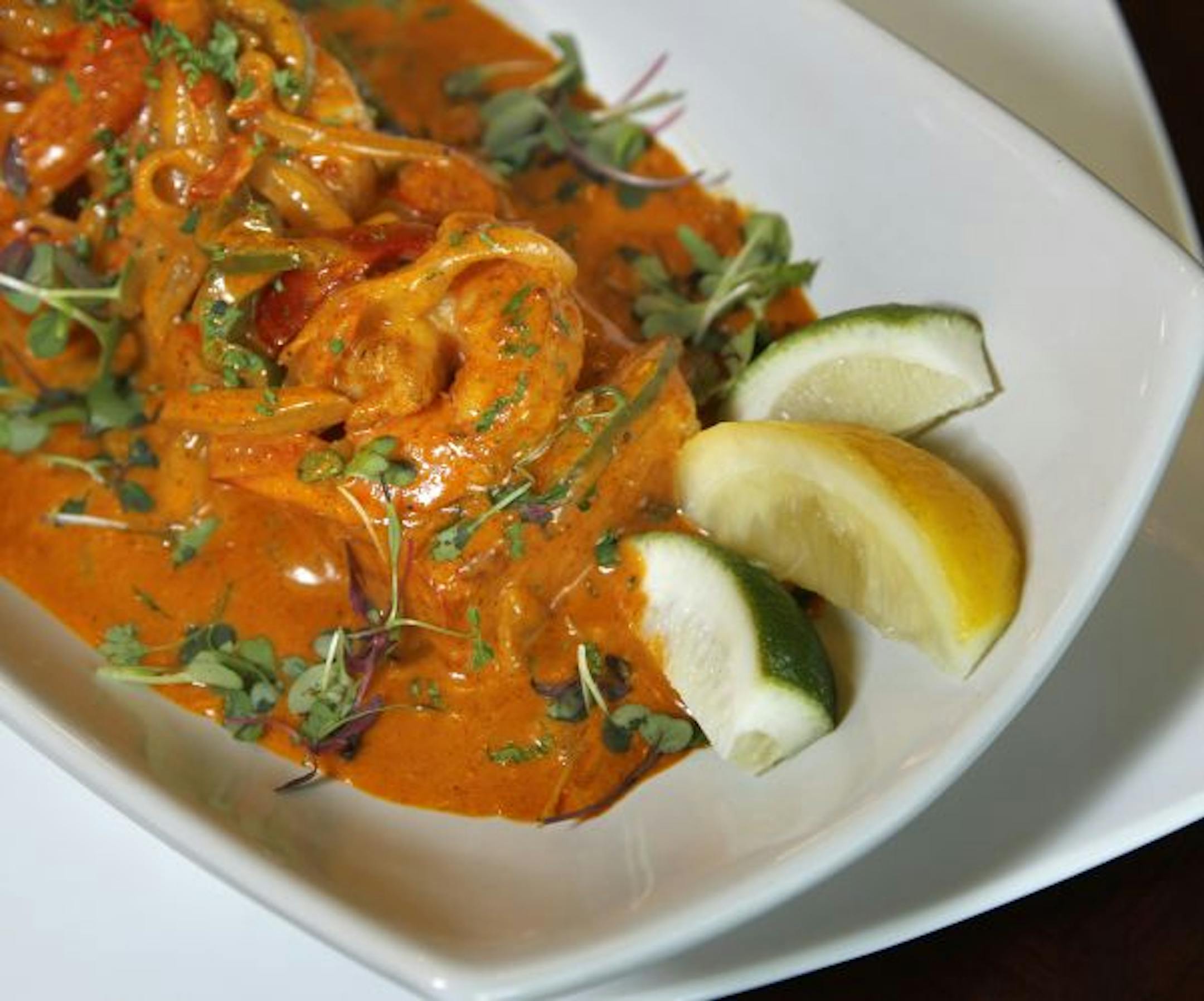 The Firecracker Shrimp dinner