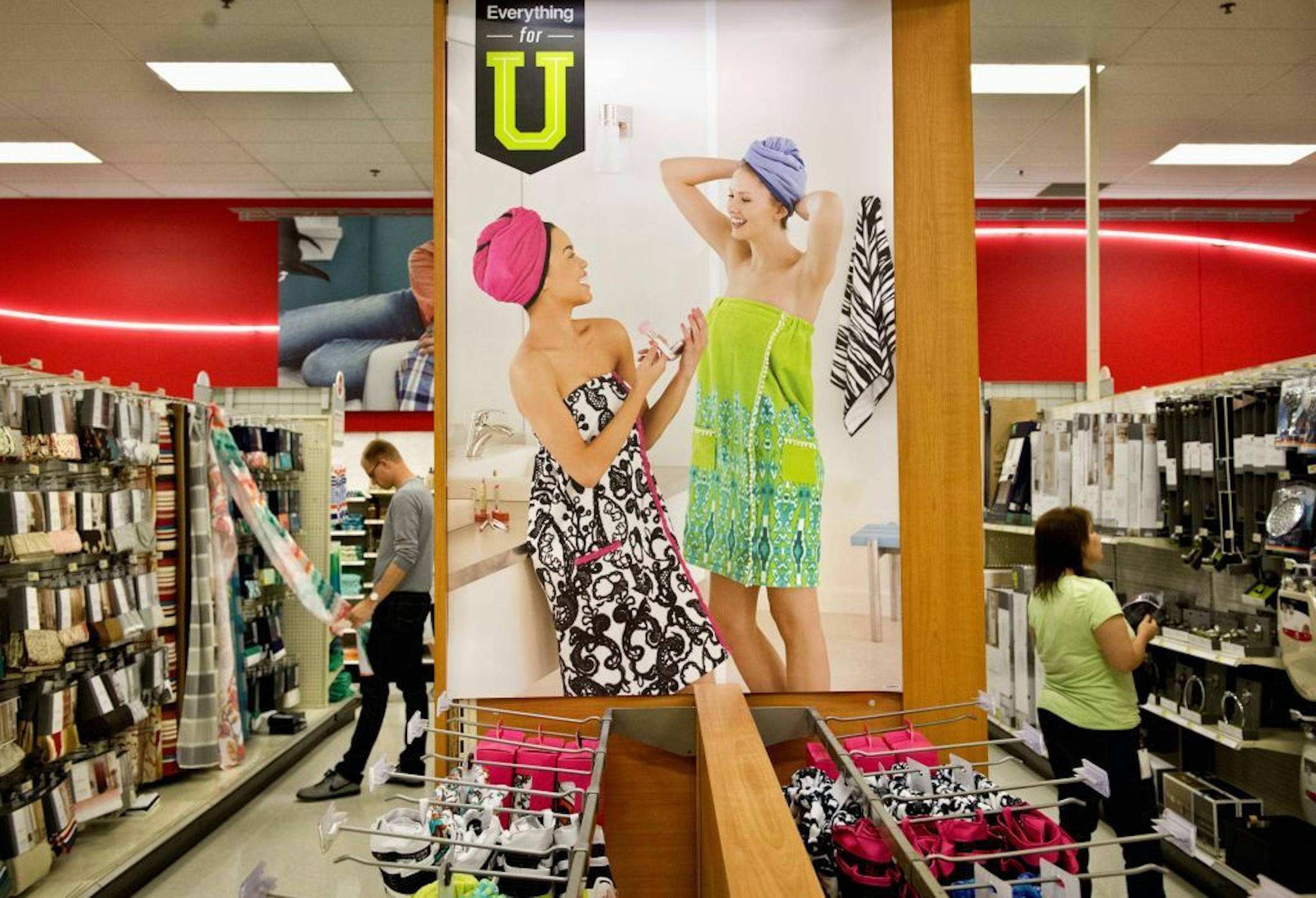 college oriented merchandise at the Target store on Nicollet Mall, Minneapolis. Target Corp. is making a big push this year to attract college students. In addition to designing student-specific merchandise, the retailer is rolling out a series of digital initiatives designed to appeal to the social media-conscious millennial, including BullseyeUniversity.com. Wednesday, July 17, 2013