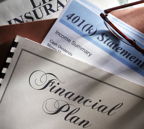 A financial plan concept. istock