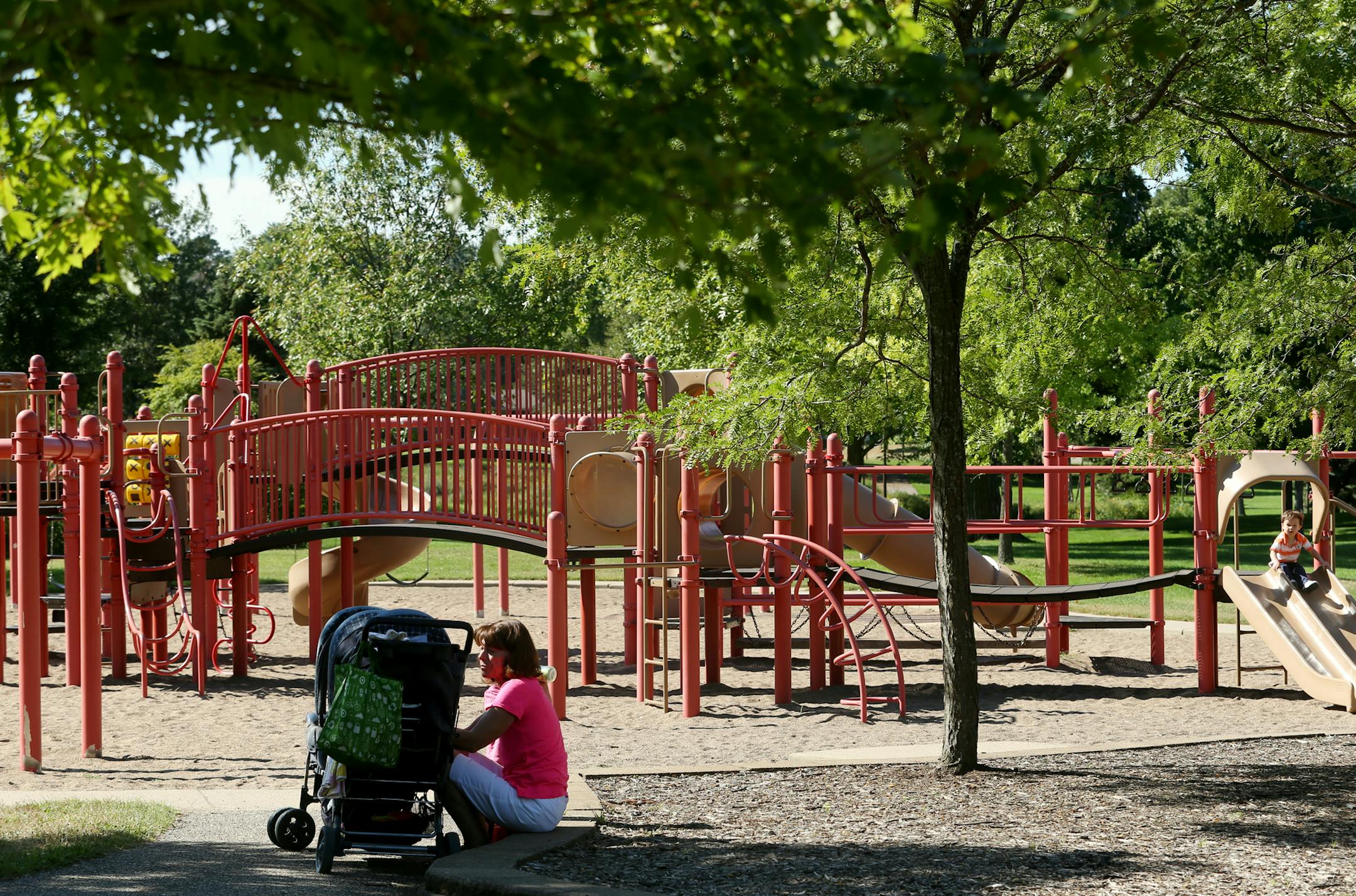 Ada Daniel took her daycare children to Brookview Park in Golden Valley, MN. September 11, 2013. ] JOELKOYAMA‚Ä¢joel koyama@startribune Playgrounds aren't just child's play these days. The days of a smattering of swings and slides are over. Now cities take resident surveys and hire consultants to examine ADA accessibility, safety, site lines for parents, adult and child socialization areas. Golden Valley is doing just that as it replaces its most popular playground at Brookview
