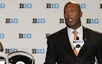 Illinois head coach Lovie Smith speaks to the media at the Big Ten NCAA college football media days, Tuesday, July 26, 2016 in Chicago. (AP Photo/Tae-
