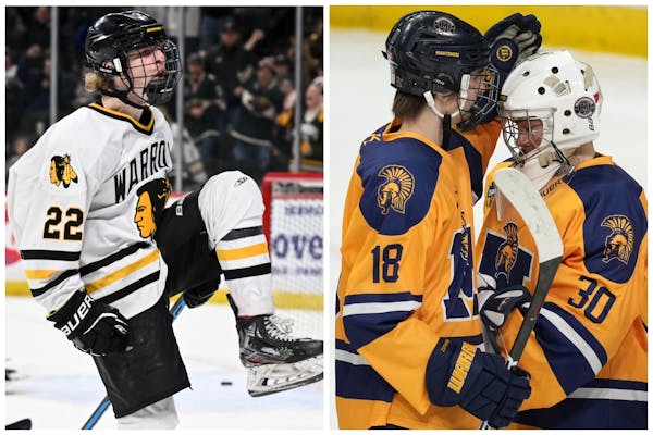 Headed for a Hermantown-Warroad rematch? 1A boys hockey matchups.