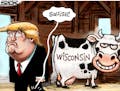 Sack cartoon: Donald Trump's outcome in Wisconsin