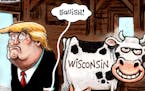 Sack cartoon: Donald Trump's outcome in Wisconsin