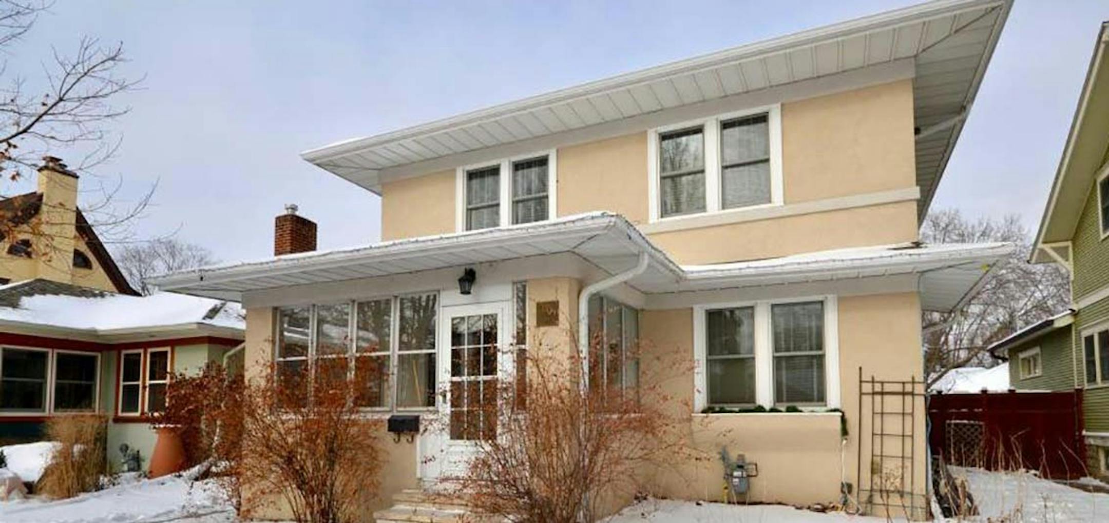 St. Paul
Built in 1921, this three-bedroom, two-bath house located in the Macalester-Groveland neighborhood has 1,991 square feet and features three bedrooms on one level, a fireplace, hardwood floors, built-ins and stained glass, updated kitchen with stainless steel appliances, three-season porch,spa/sauna room, patio, full finished basemen and two-car, two-story heated detached garage. Listed by Shawn Hartmann, 651-468-9099, and Rick Bean, 651-324-8301, Re/Max Results.