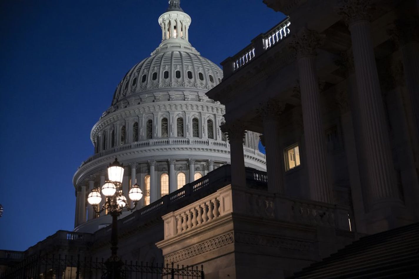 White House negotiatiors working to avert a partial government shutdown left the U.S. Capitol after the U.S. House and Senate adjourned. Senators plan to return Saturday.