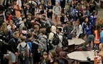 Eastview High students gather in the school's commons before the start of classes Thursday, Sept. 19, 2018, in Apple Valley, MN.] DAVID JOLES &#xef; d