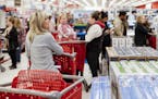 Shoppers at Target on Black Friday in 2018. (AP Photo/John Minchillo, File)