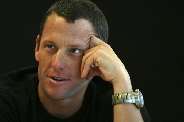 FILE -- Lance Armstrong in New York, Oct. 2, 2007. The U.S. Anti-Doping Agency said Wednesday, Oct. 10, 2012, that Armstrong was at the center of the 