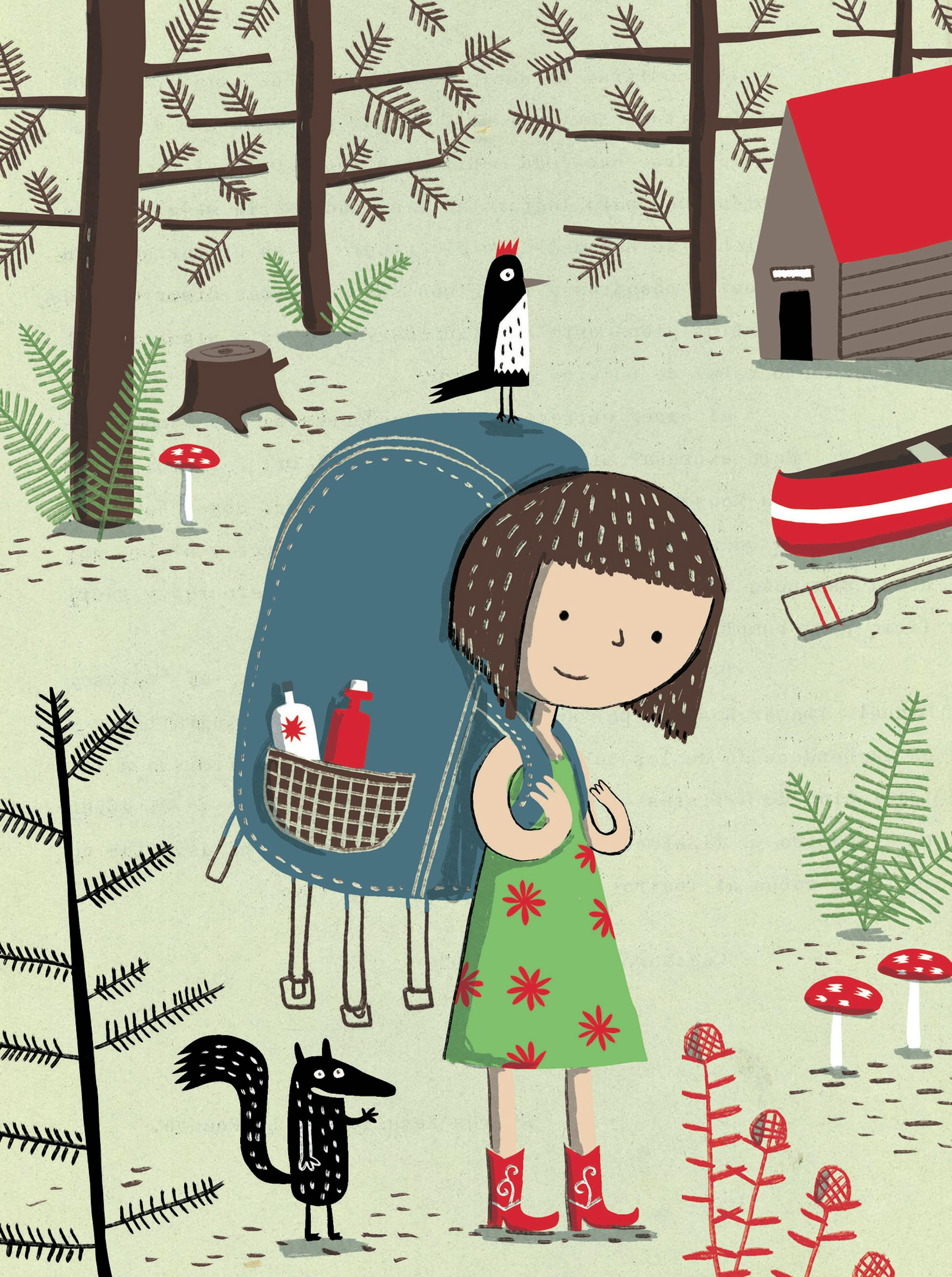 Summer camp illustration by Elise Gravel
ONE-TIME PRINT USE ONLY