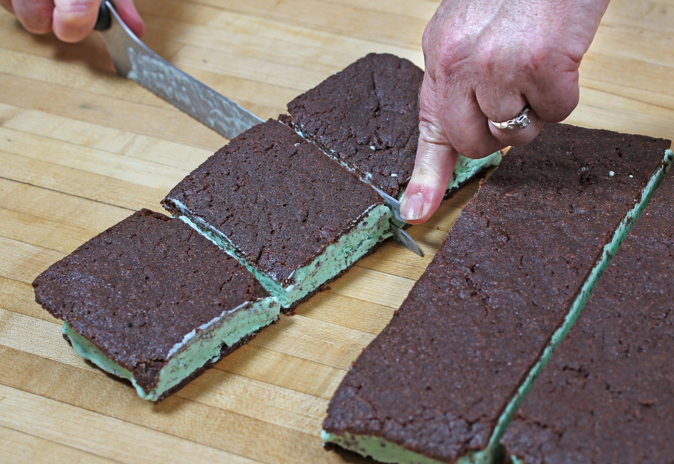 Illustrations and how to photos for the baking central column for ice cream sandwiches. ] STAR TRIBUNE/TOM WALLACE Assignments #20029919A July 18, 2013 SLUG & MAGIC SAXO#: 483597 BAKING072513 Ice cream sandwiches already are great -- but you can make them even better by customizing them with a wide choice of ice creams and an intensely chocolately cookie. Individually wrapped, they turn your freezer into a treasure chest for days at a time.