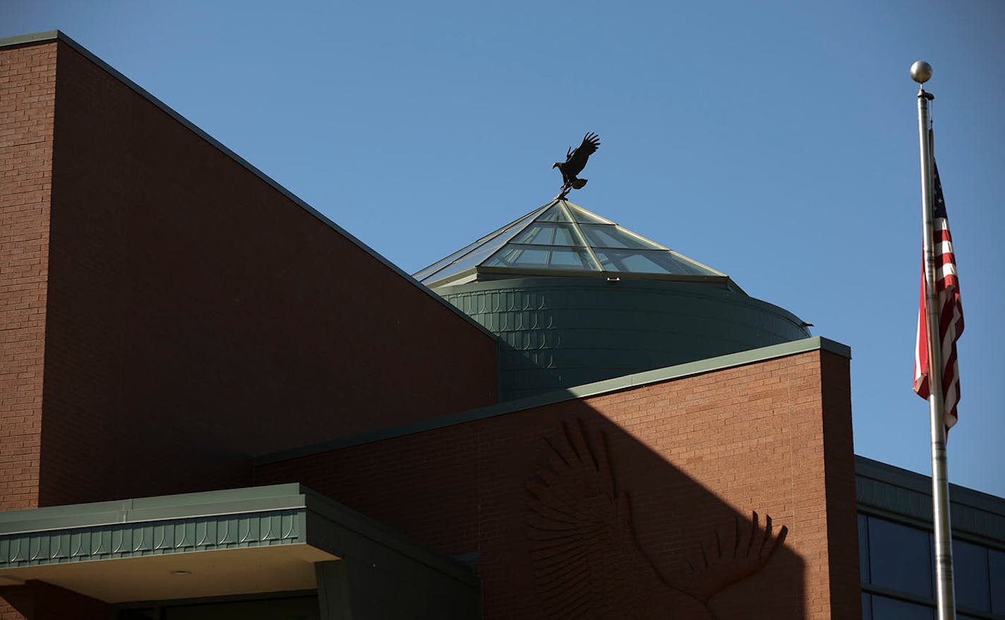 The building housing the National Eagle Center in Wabasha.