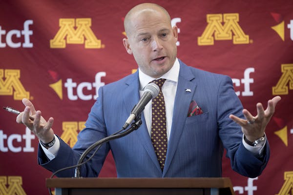 Minnesota Head Coach P.J. Fleck addressed the media regarding player updates and spring practice during a press conference at the Land O'Lakes Center 