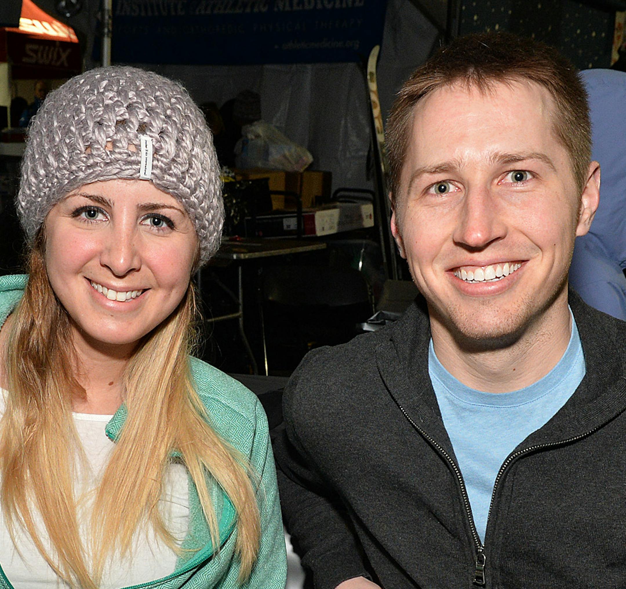 From left to right, Brittany Cullen and Tyler Johnson. ] (SPECIAL TO THE STAR TRIBUNE/BRE McGEE) **Brittany Cullen (left), Tyler Johnson (right)