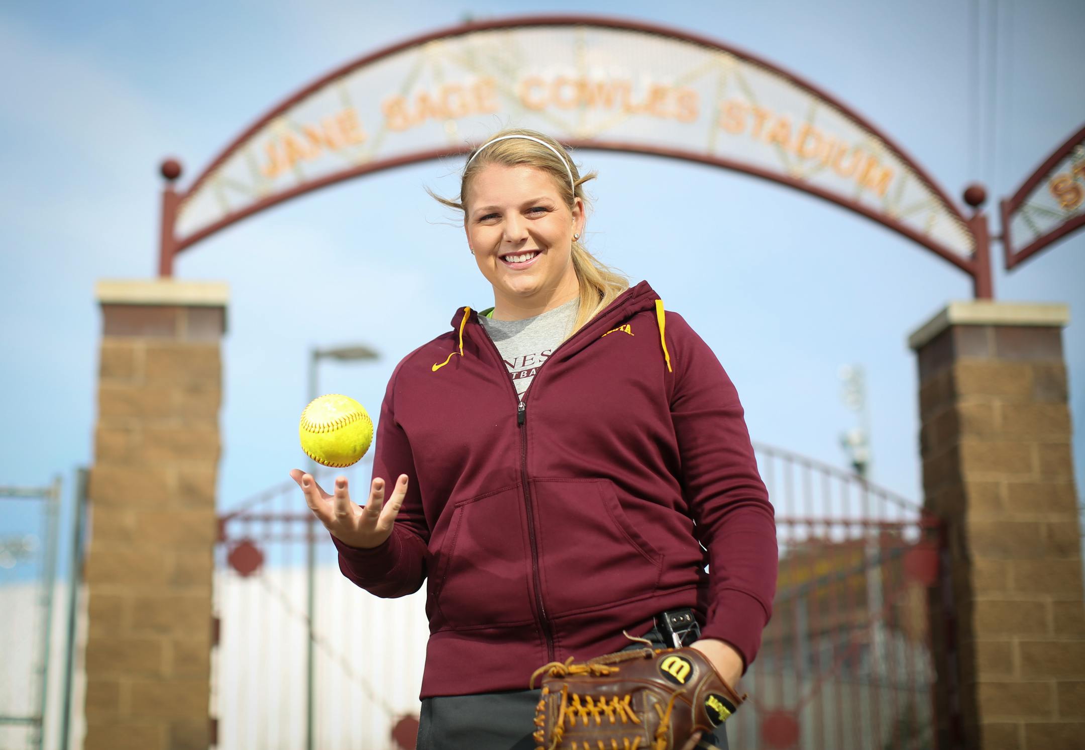 Sara Groenewegen, shown in 2015, got the victory for the Gophers in the Big Ten title game on Saturday night in State College, Pa.