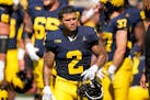 Michigan running back Blake Corum has nine touchdown runs, tied for most in the nation.