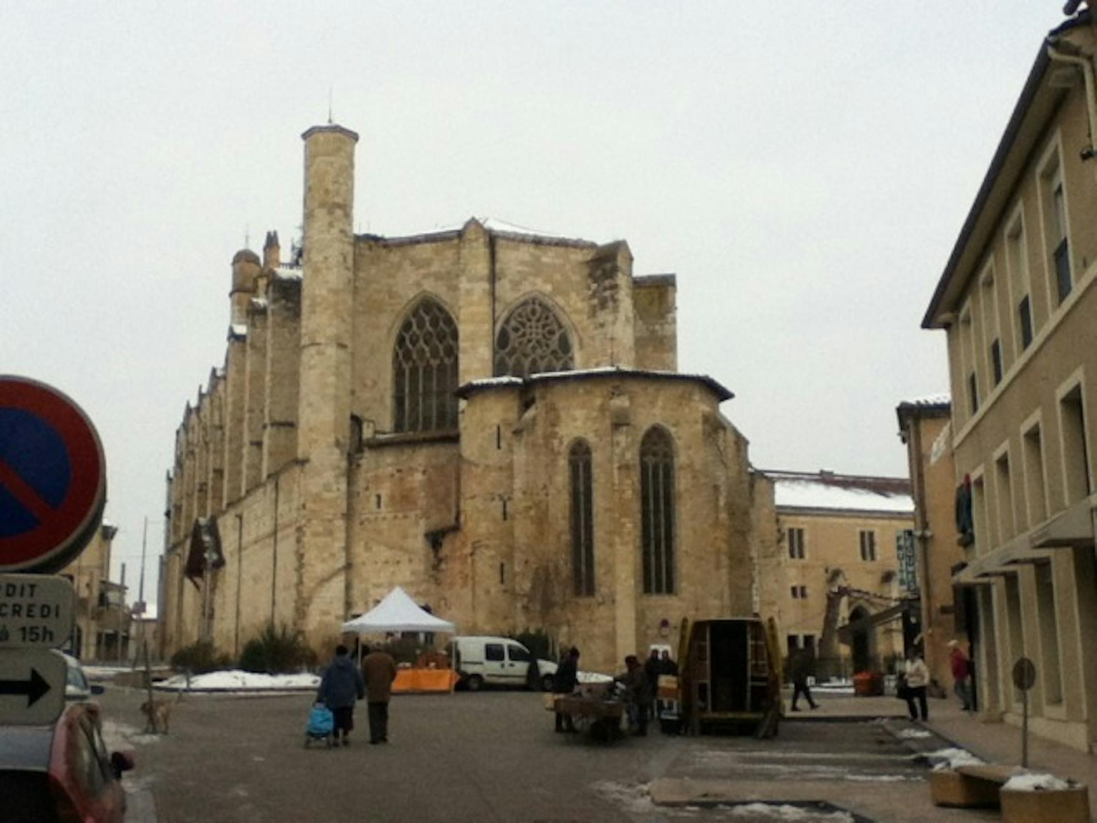 The cathedral in Condom
