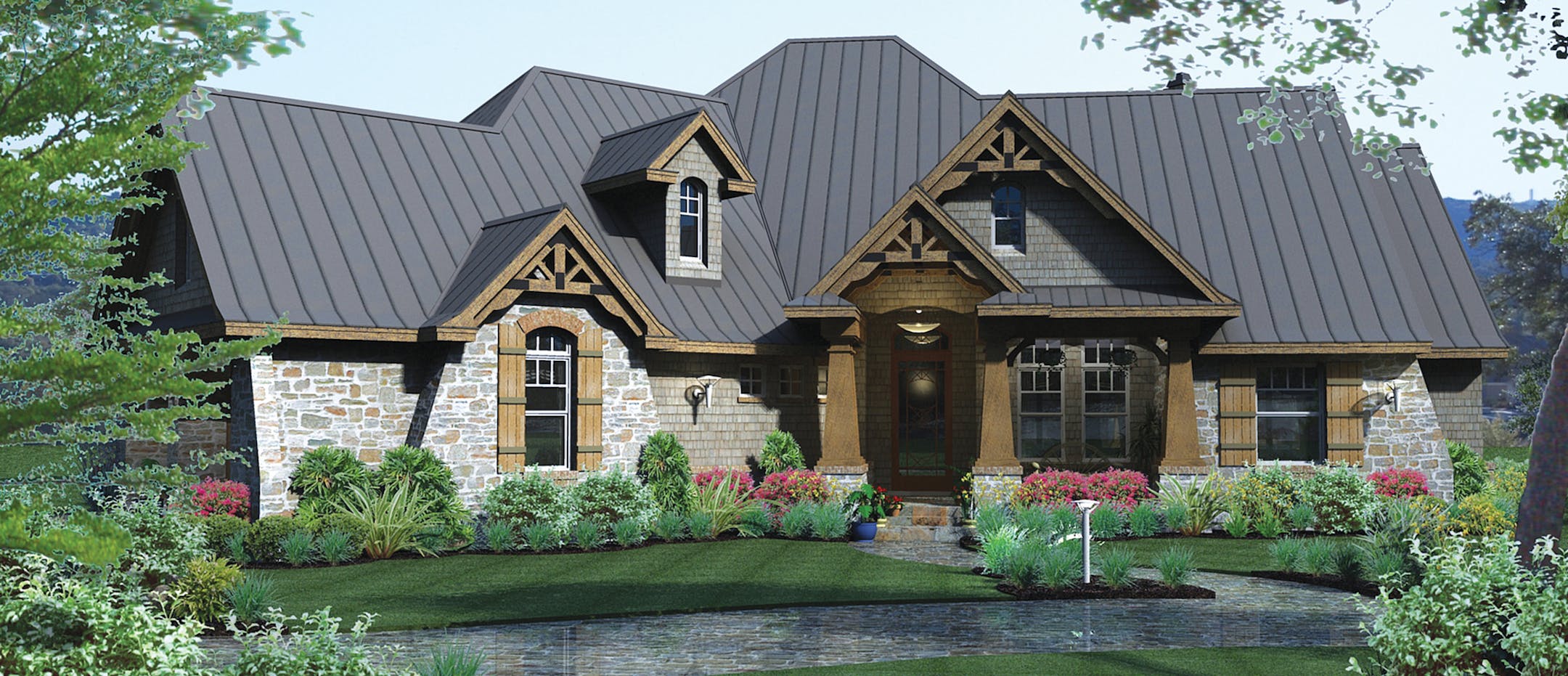 Home plan for 1016: Craftsman for the new century