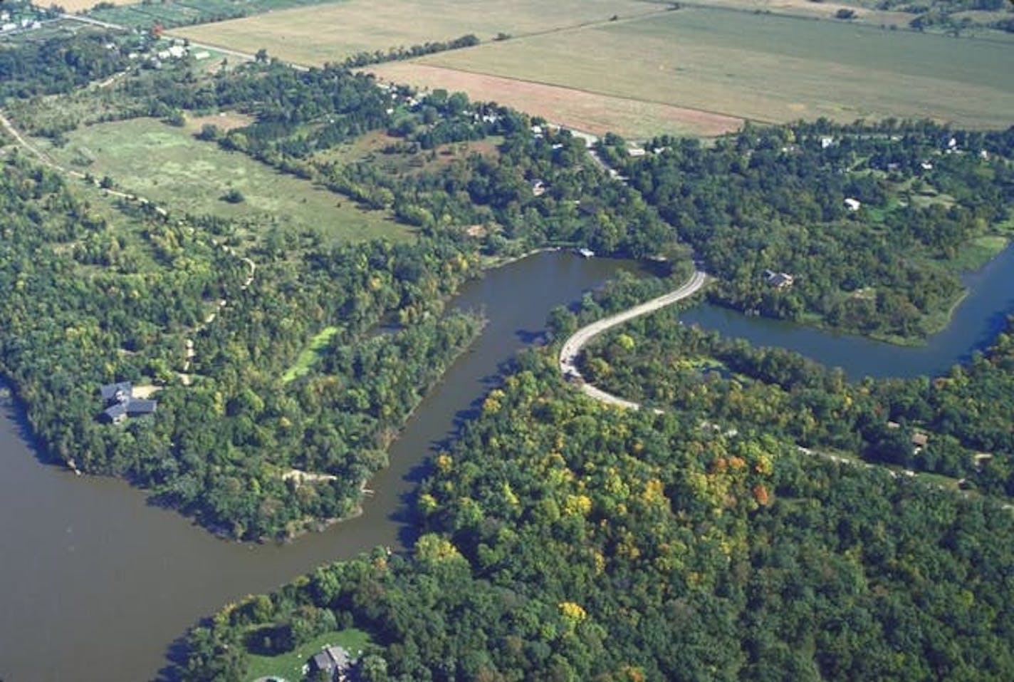 Grey Cloud Island Township is a riverside community in southern Washington County.