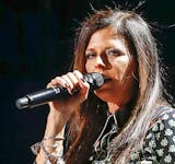 Karen Fairchild from Little Big Town performs at the CMA Music Festival at Nissan Stadium on Sunday, June 12, 2016, in Nashville, Tenn. (Photo by Al Wagner/Invision/AP ORG XMIT: INVW