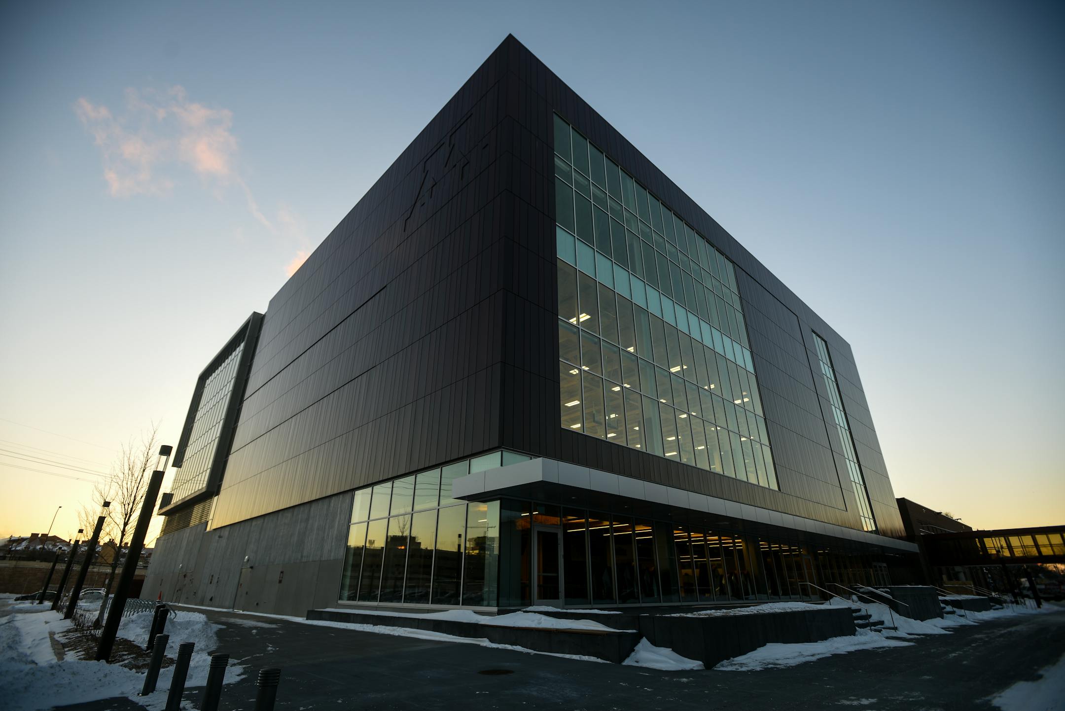 The Land O'Lakes Center for Excellence as seen from the courtyard.