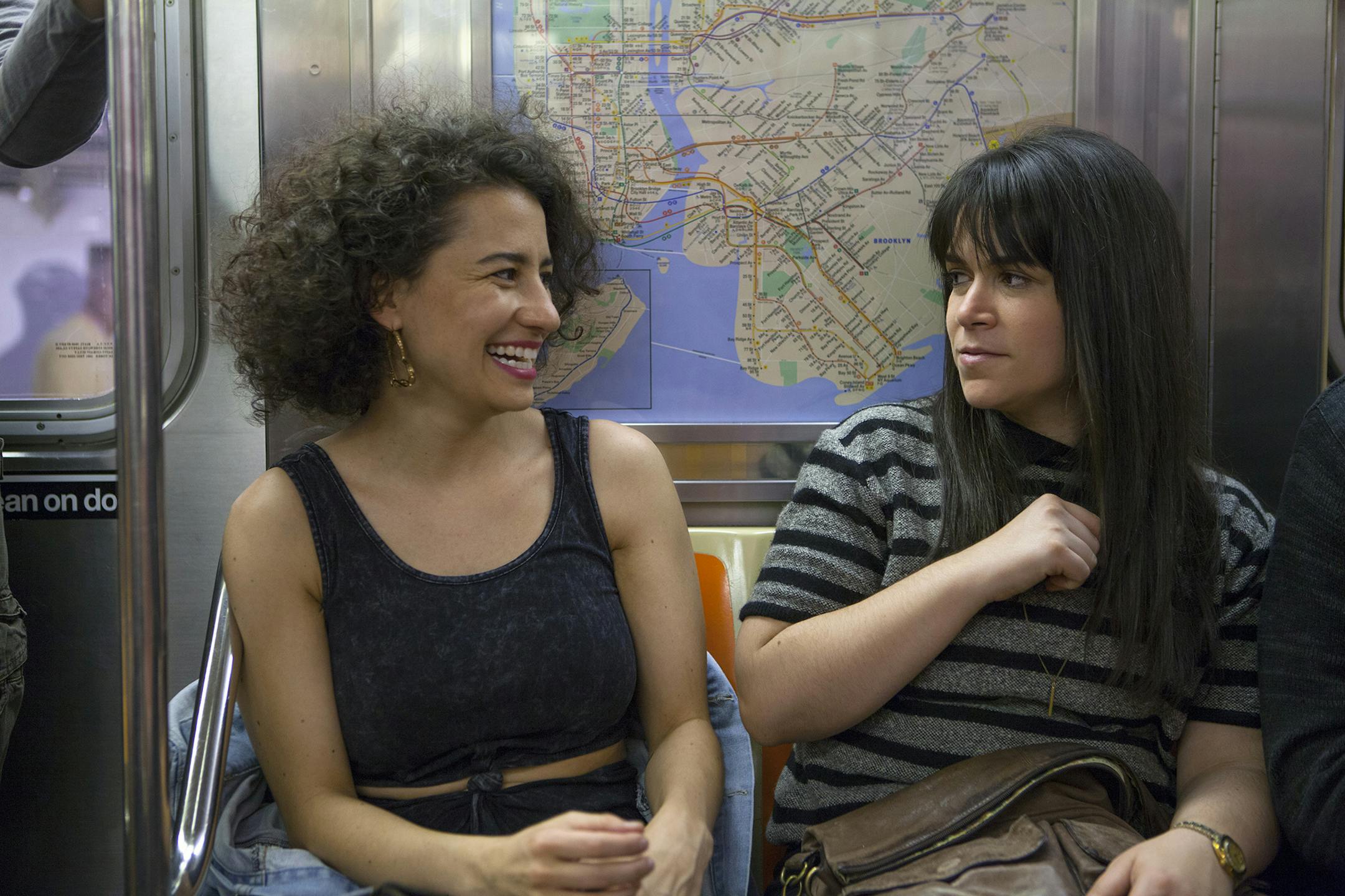 Ilana Glazer and Abbi Jacobson of the Comedy Central series "Broad City." Photo Credit: Linda Kallerus