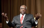 FILE -- Supreme Court Justice Clarence Thomas at the National Archives in Washington, Sept. 12, 2012. Justice Clarence Thomas might have more to say i