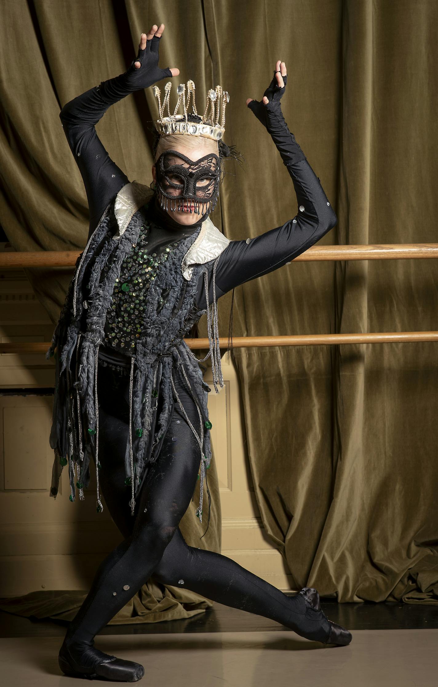 Solana Temple plays the Rat Queen in "Loyce Houlton's Nutcracker Fantasy."