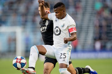 Minnesota United's Darwin Quintero (25) ended a goal drought last week vs. Sporting Kansas City, boosting his confidence heading into Tuesday's game.