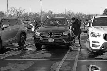 St. Louis Park police released this photo recently of an attempted carjacking in the Lunds & Byerlys parking lot.