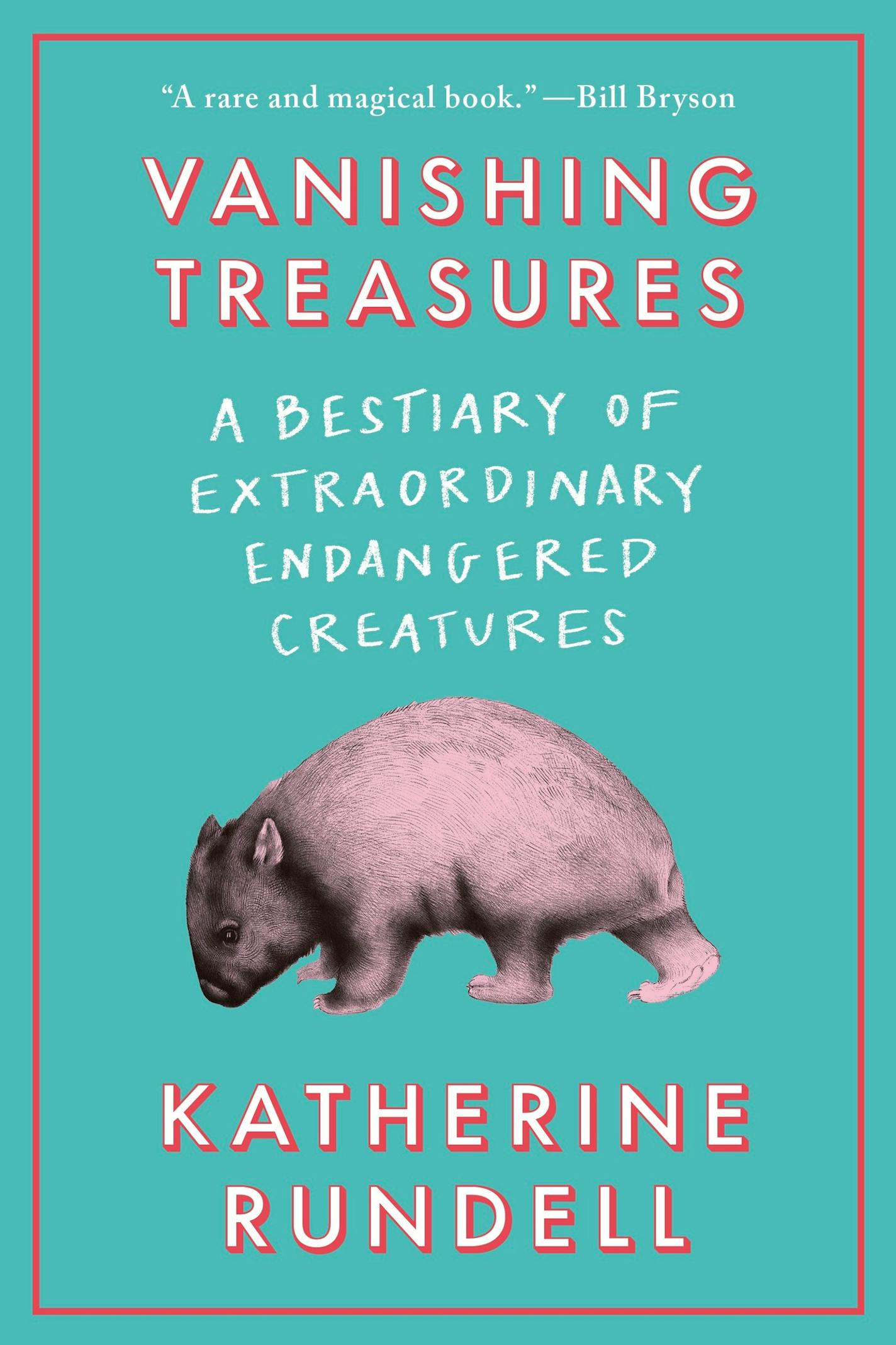 cover of Vanishing Treasures is blue with a photo of an animal