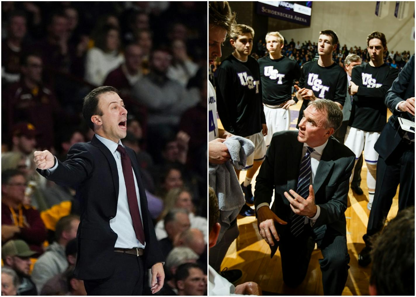 Richard Pitino and Johnny Tauer