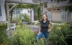 Janne Flisrand has owned and lived in her four-unit building in Uptown for 22 years. She recently relandscaped her backyard to create a community gard