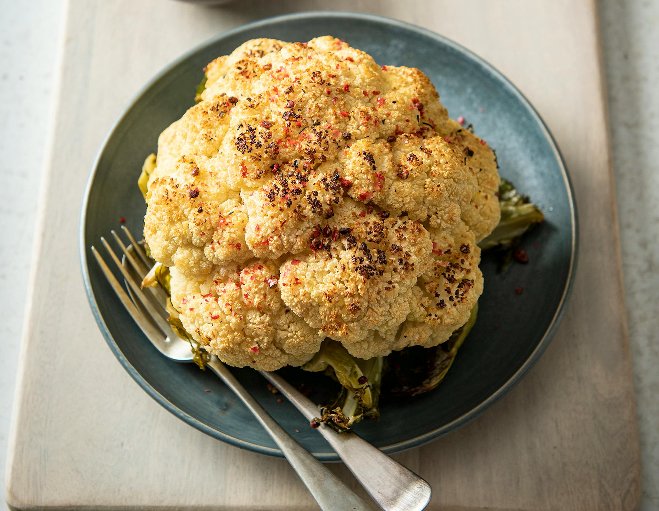 Whole Roasted Cauliflower is a meal in its own. Credit: Mette Nielsen, Special to the Star Tribune